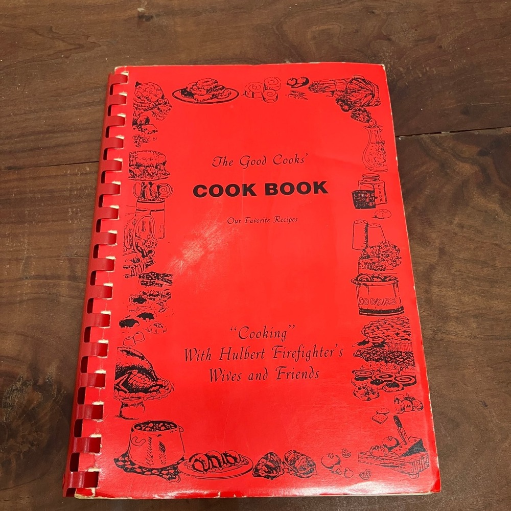 Hulbert Oklahoma Firefighter Wives 1991 Community Cookbook The Good Cooks Book